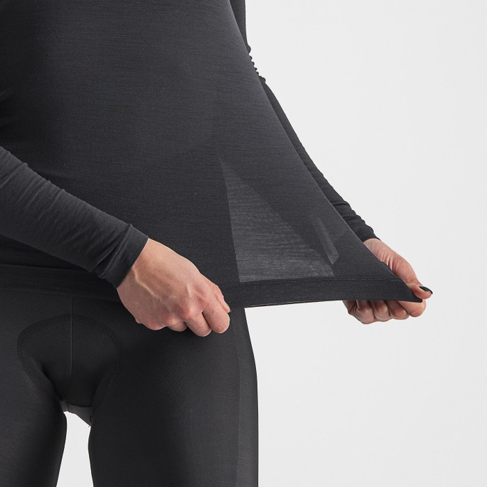 Bluza de corp Castelli Bandito Wool W LS, de dama, Negru, XS [4]