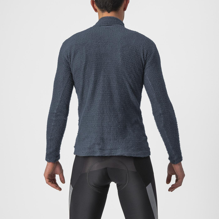 Bluza de corp Castelli Cold Days 2nd Layer, bleu prafuit, L [2]