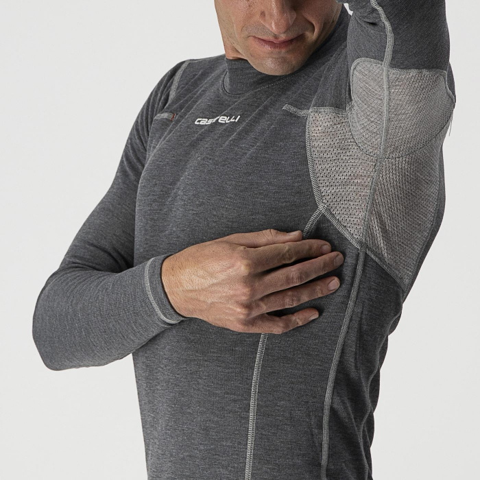 Bluza de corp Castelli Flanders Warm LS, gri, XS [6]
