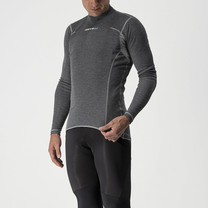 Bluza de corp Castelli Flanders Warm LS, gri, XS [5]