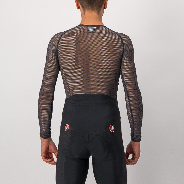 Bluza de corp Castelli Miracolo Wool LS, gri, XL [2]