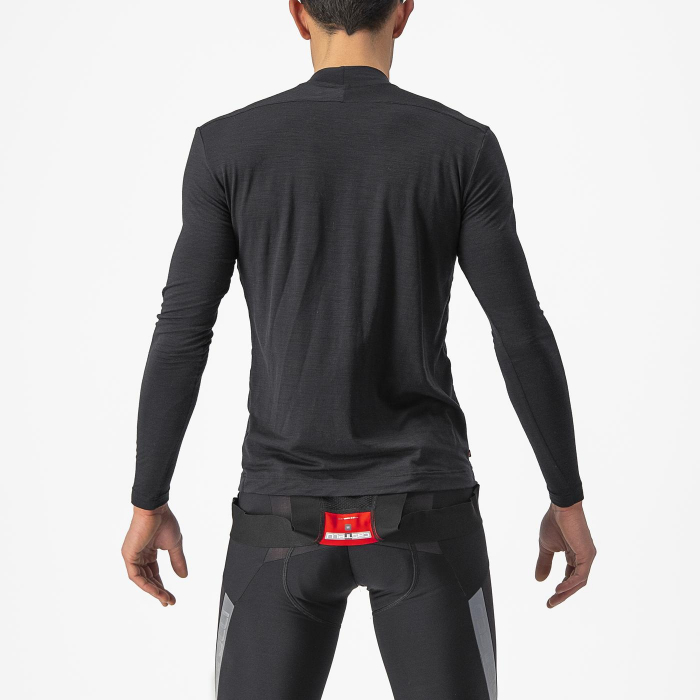 Bluza de corp cu maneca lunga Castelli Bandito Wool LS, Negru, M [2]