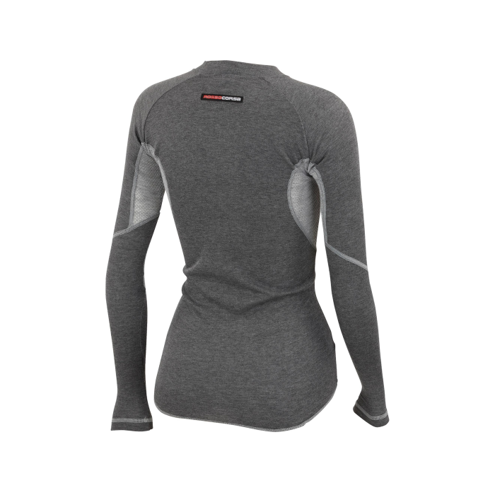 Bluza De Corp Cu Maneca Lunga Castelli Flanders Warm W LS, De Dama, Gri, XS [2]