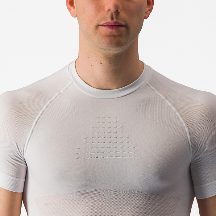 Bluza de corp cu maneca scurta Castelli Core Seamless SS, pentru barbati, alb, L/XL [6]