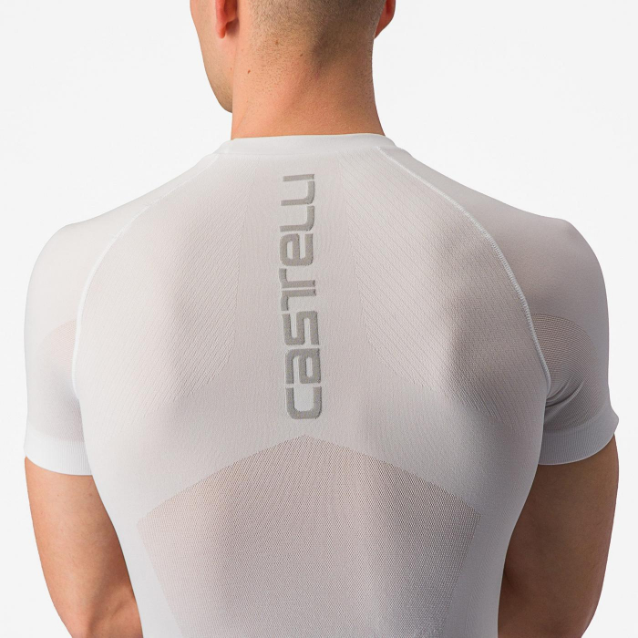 Bluza de corp cu maneca scurta Castelli Core Seamless SS, pentru barbati, alb, L/XL [5]