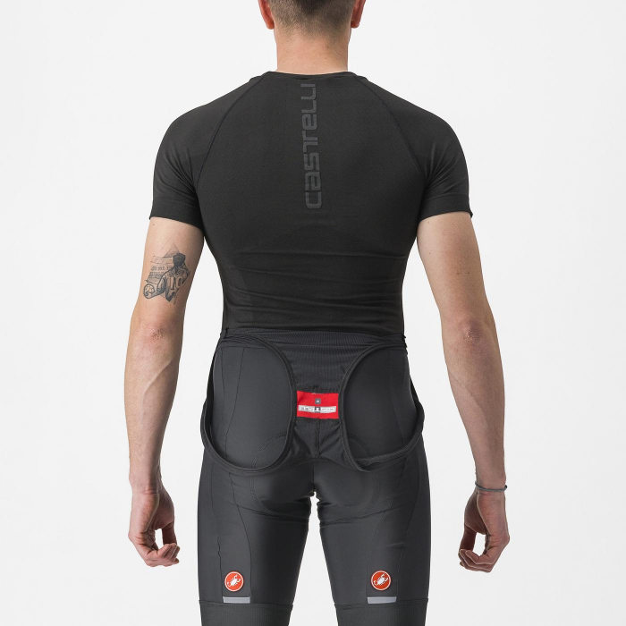 Bluza de corp cu maneca scurta Castelli Core Seamless SS, pentru barbati, negru, XXL [2]