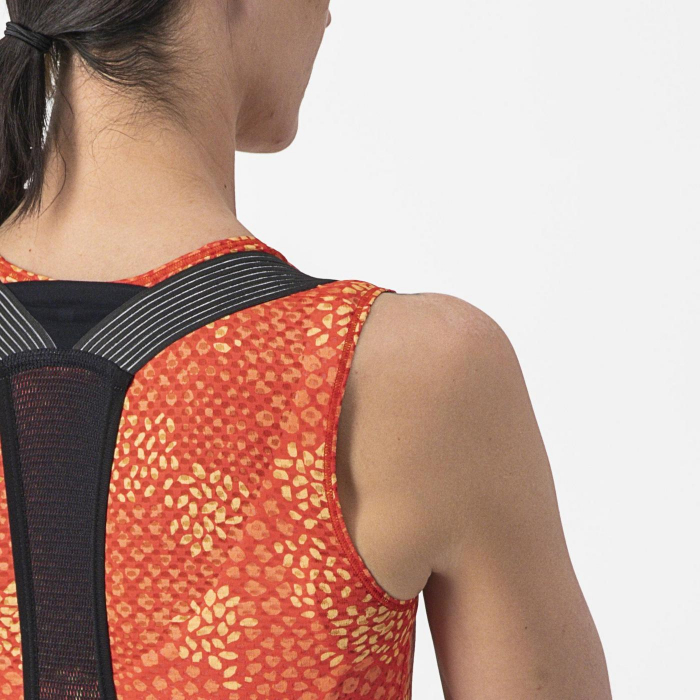 Bluza de corp fara maneci Castelli Pro Mesh 4 W SL, de dama, Portocaliu, S [6]