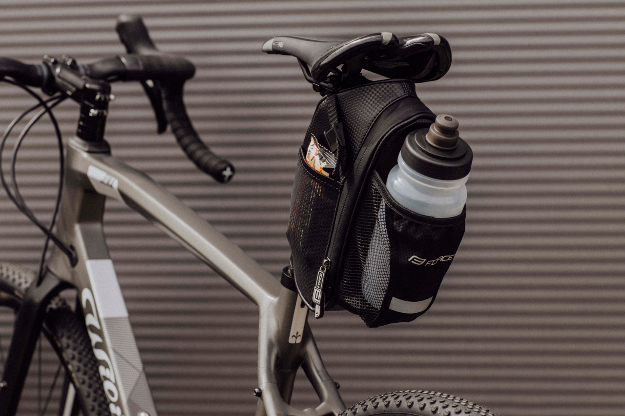 Borseta Sa Force Fuse cu compartiment plasa pentru bidon, neagra [4]