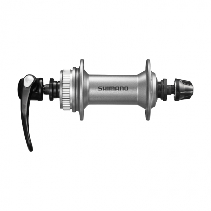 Butuc fata Shimano HB-M4050, O.L.D. 100mm, ax 108mm, QR 133mm, Center Lock, Argintiu, 32H [1]