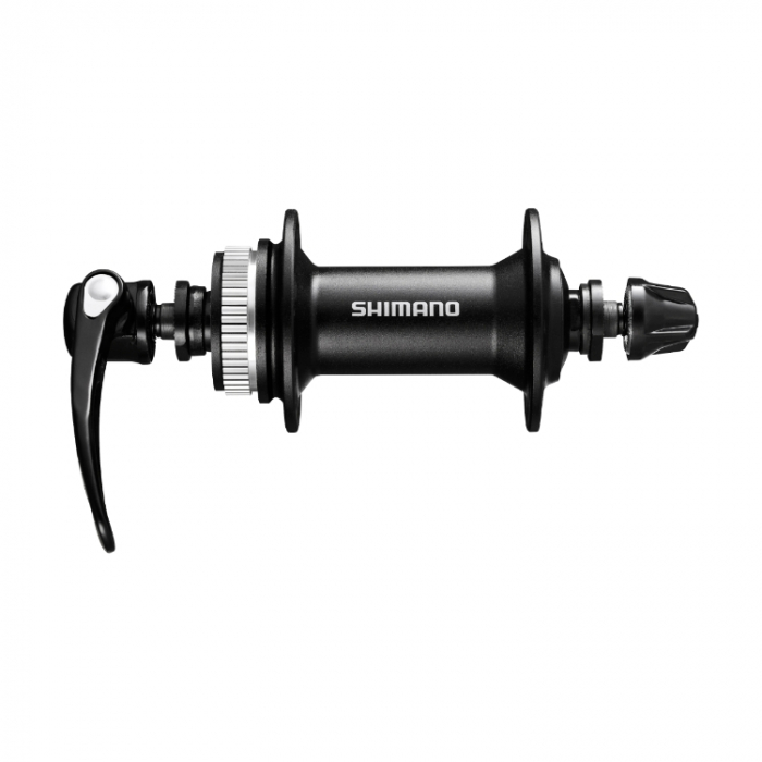 Butuc fata Shimano HB-M4050, O.L.D. 100mm, ax 108mm, QR 133mm, Center Lock, Negru, 32H [1]