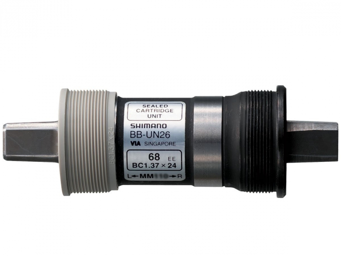 Butuc pedalier Shimano BB-UN26, ax patrat, BSA, fara suruburi, 68-110mm [2]