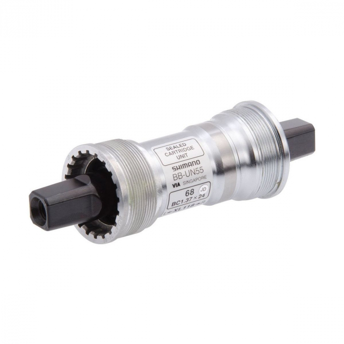 Butuc pedalier Shimano BB-UN55, ax patrat, BSA, fara suruburi, 73-107mm [2]