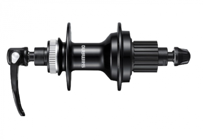 Butuc spate Shimano FH-MT500, 28H, 12 vit, Center Lock, OLD 135mm, QR 166mm, Negru [1]