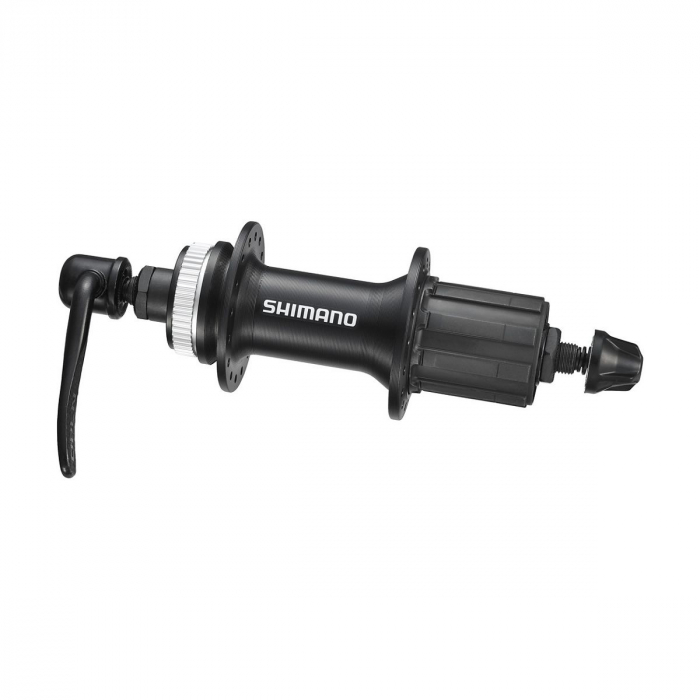 Butuc spate Shimano FH-RM35, 8/9 vit, 32H, OLD 135mm, ax 146mm, QR 168mm, Center Lock, Negru, Ambalat ind. [1]