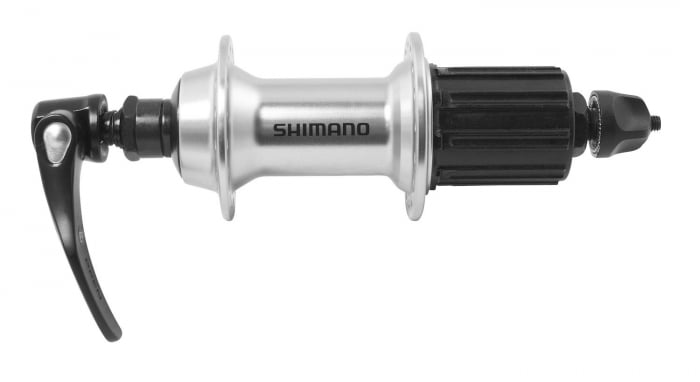 Butuc spate Shimano FH-RS400, 8/9 vit, argintiu, 32H [1]