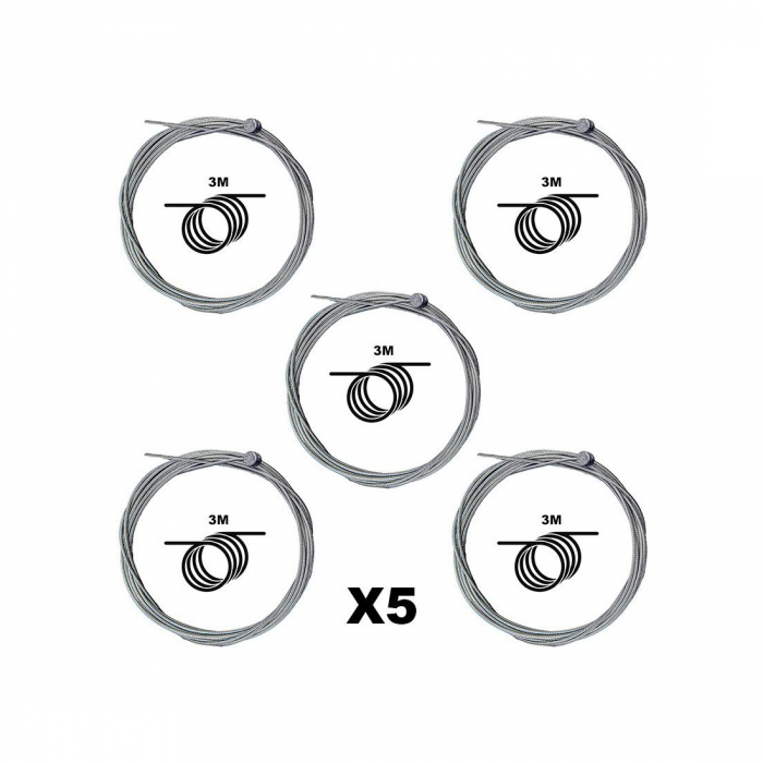 Cablu frana trotineta 3m - Set 5 bucati [2]