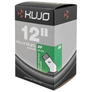 Camera bicicleta KUJO 12 1/2×1.75+2.1/4 AV 33 mm Ventil Curbat 45 [2]