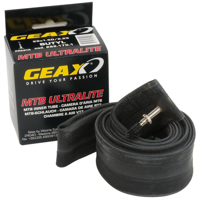 Camera bicicleta Geax MTB Ultralite 26x1.5/2.25, 40/57-559, SV 36mm [1]