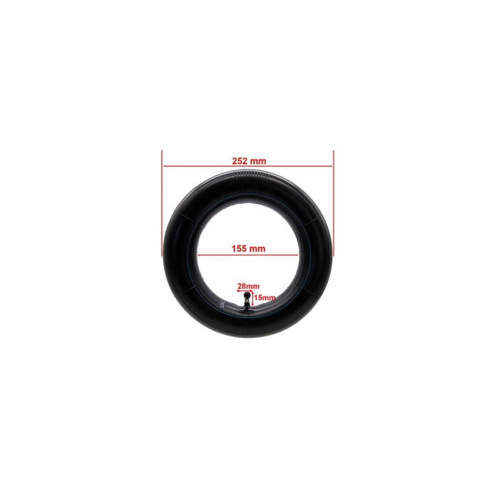 Camera trotineta Ewheel VC 10×3 80/65-6 valva curbata 90x90 grade [4]