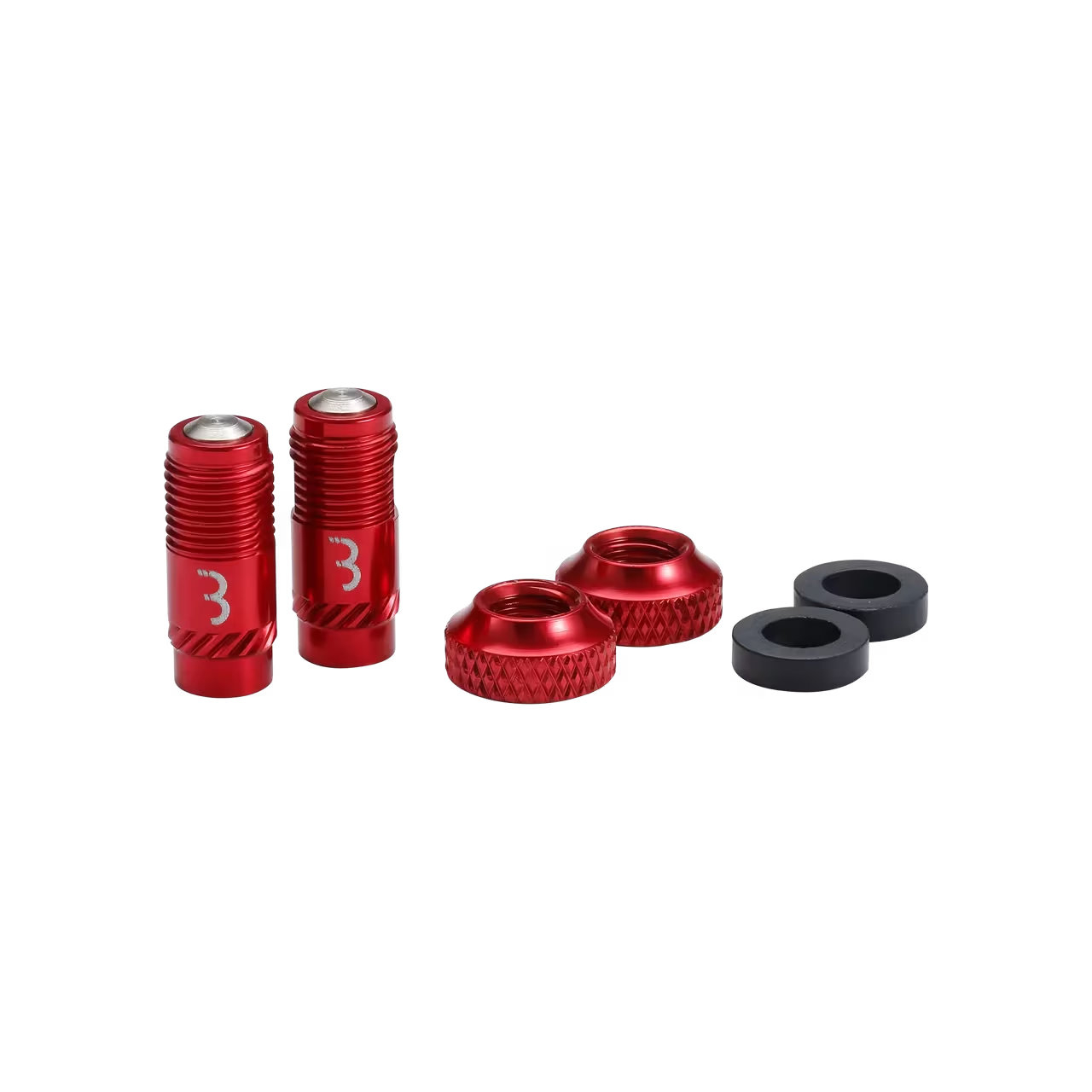 Capace valva BBB CoreCap set 2 bucati rosii [2]
