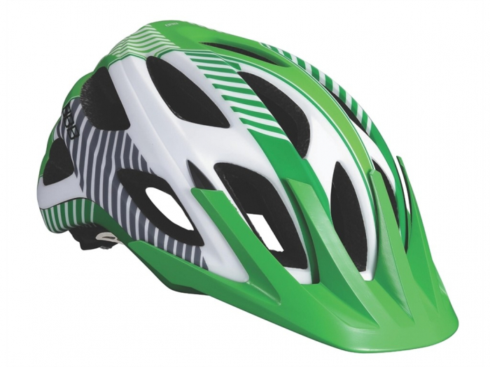 Casca BBB BHE-68 Nerone alb mat/verde L [2]
