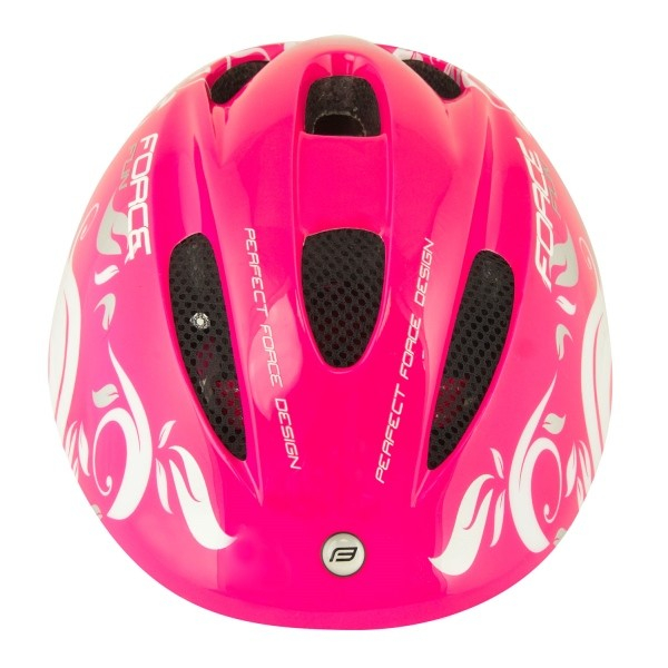 Casca copii Force Fun Flowers roz/alb/gri M [2]