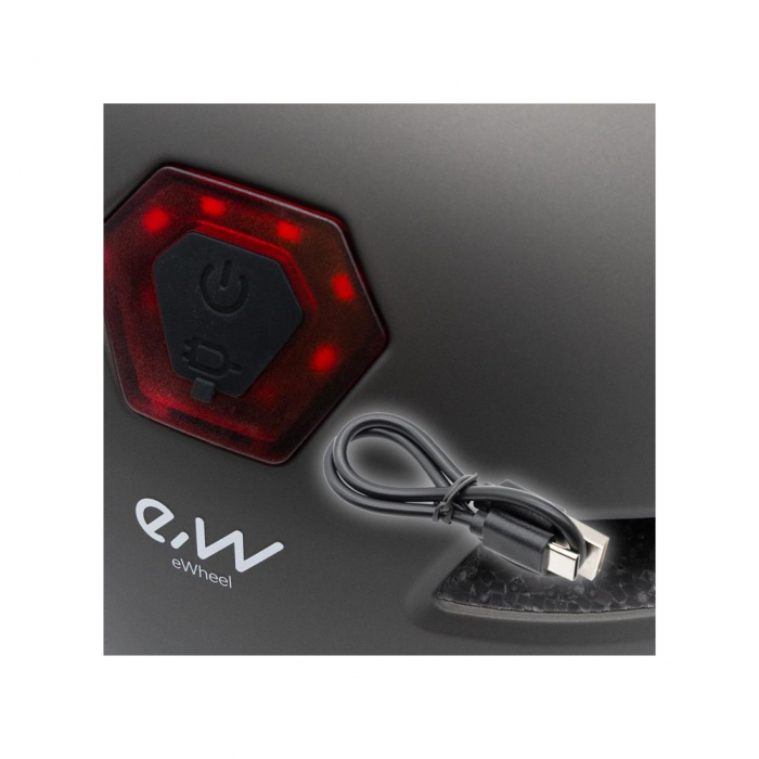 Casca cu lumina spate e.Wheel CP03, gri, L, 59-61cm [5]