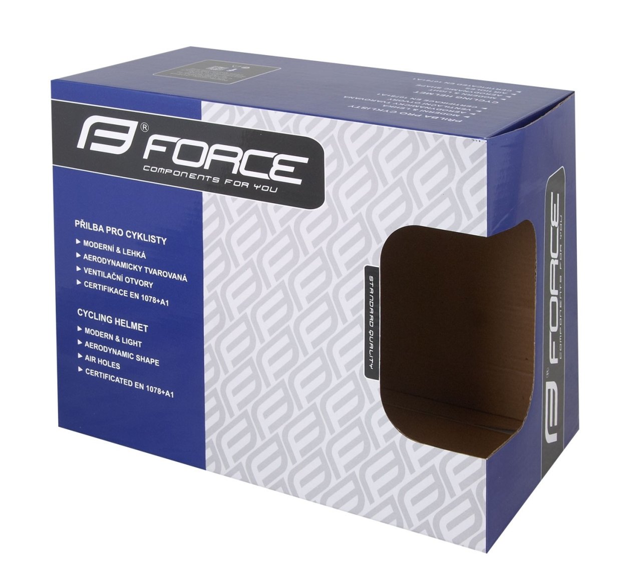 Casca Force Bat Negru/Rosu S/M (54-58cm) [5]