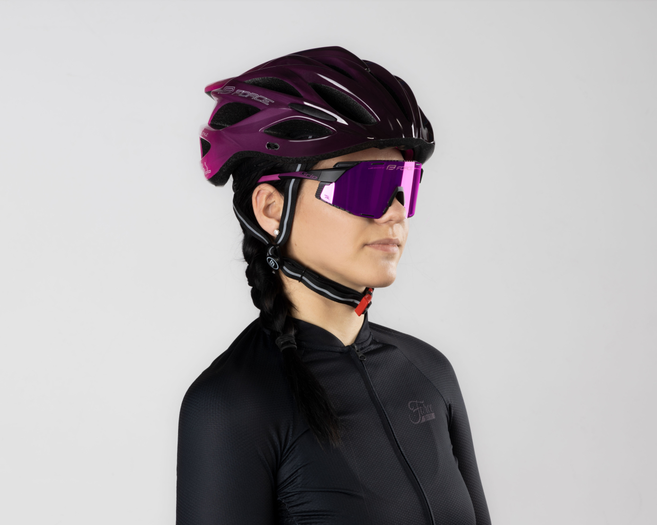 Casca Force Bull Hue negru/roz L-XL (58-61 cm) [8]