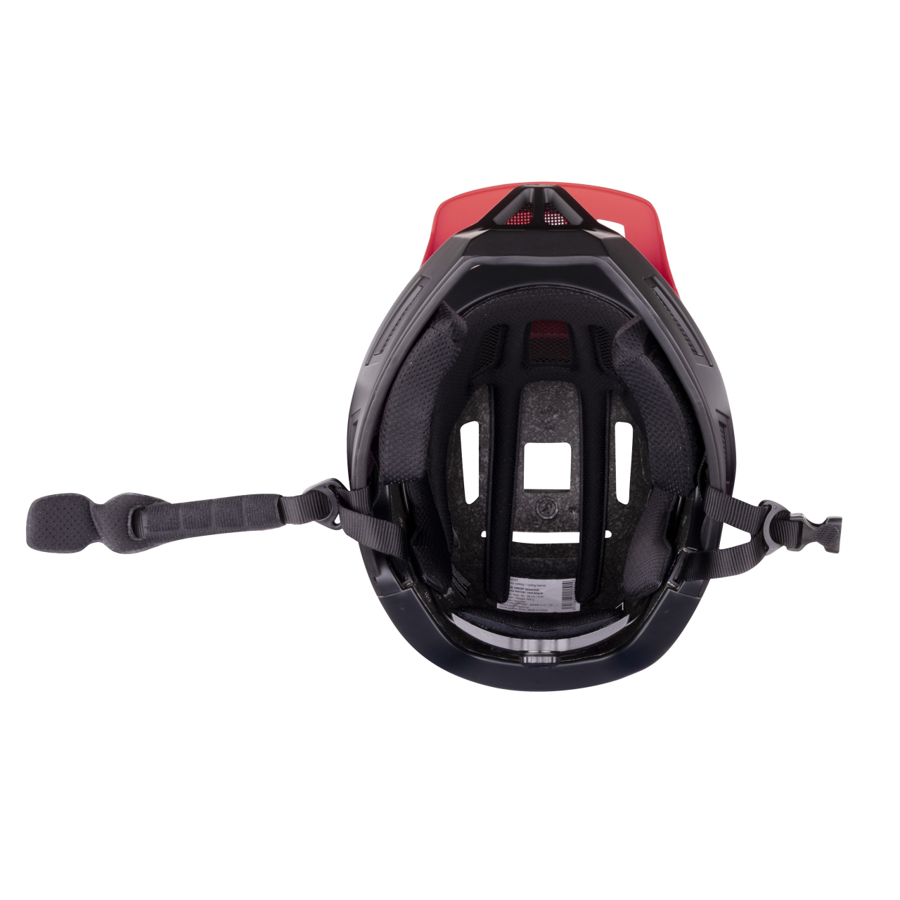 Casca full-face Force DROP downhill, rosu/negru, 58-61cm (L/XL) [5]