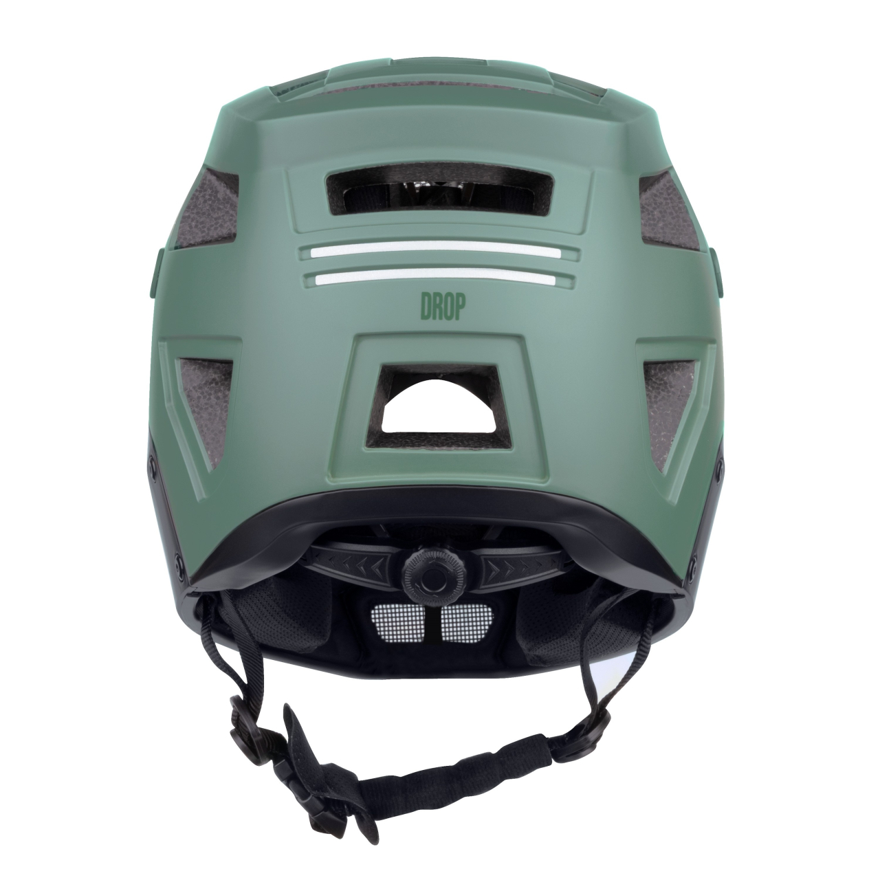 Casca full-face Force DROP downhill, verde/negru, 55-58cm (S/M) [4]