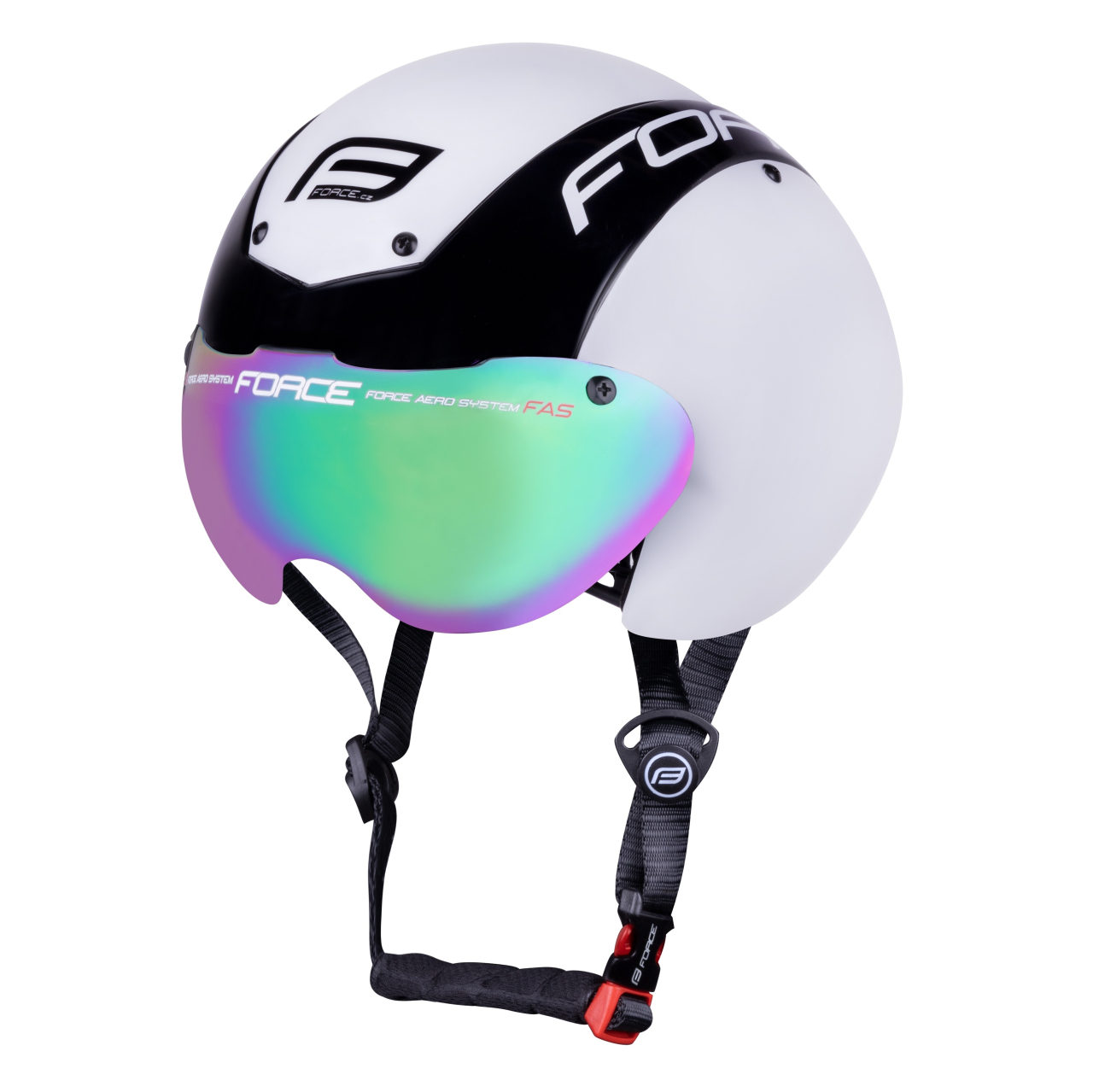 Casca Force Globe Air negru/alb L-XL (58-62 cm) [5]