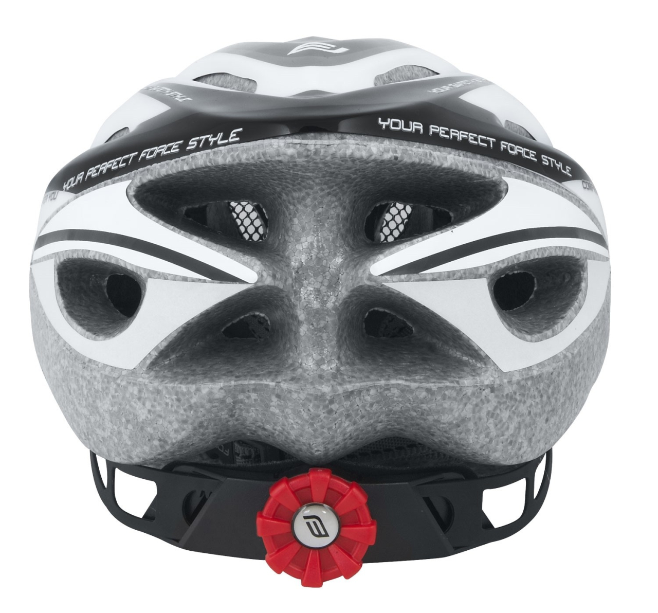 Casca Force Hal, alb/negru, S-M, 54-58cm [3]