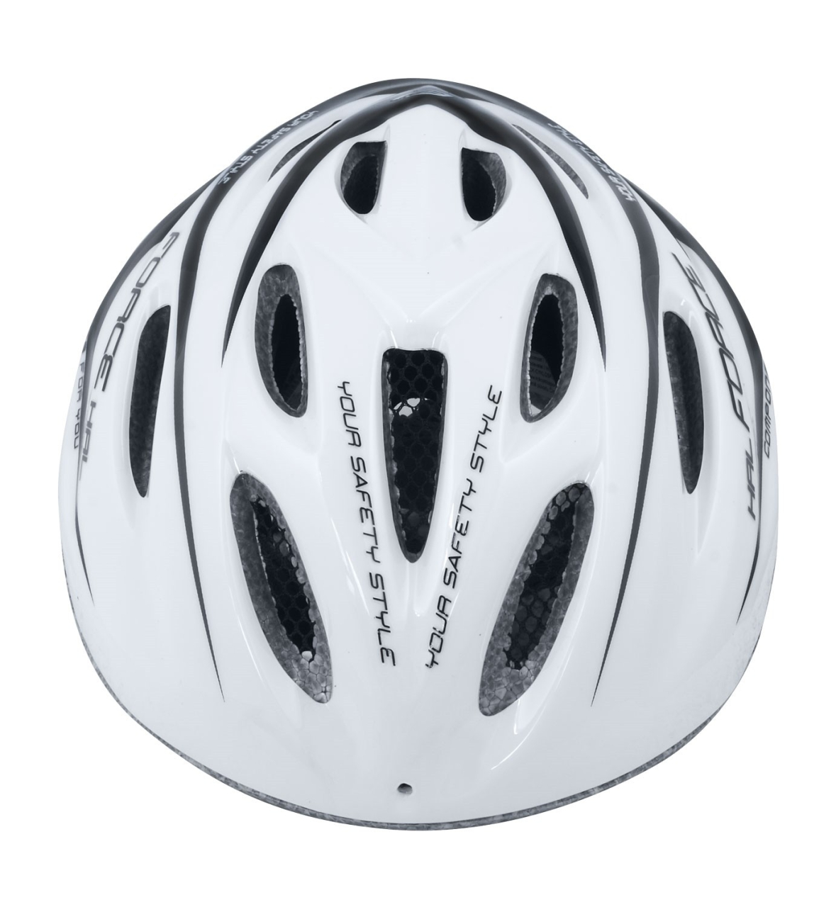 Casca Force Hal, alb/negru, S-M, 54-58cm [4]