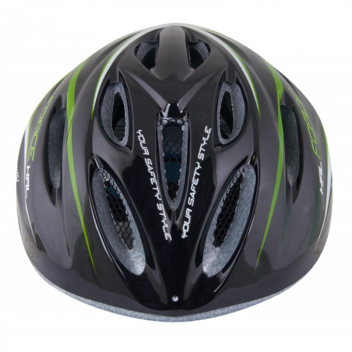 Casca Force Hal, negru/verde/alb, XS-S, 48-54cm [3]