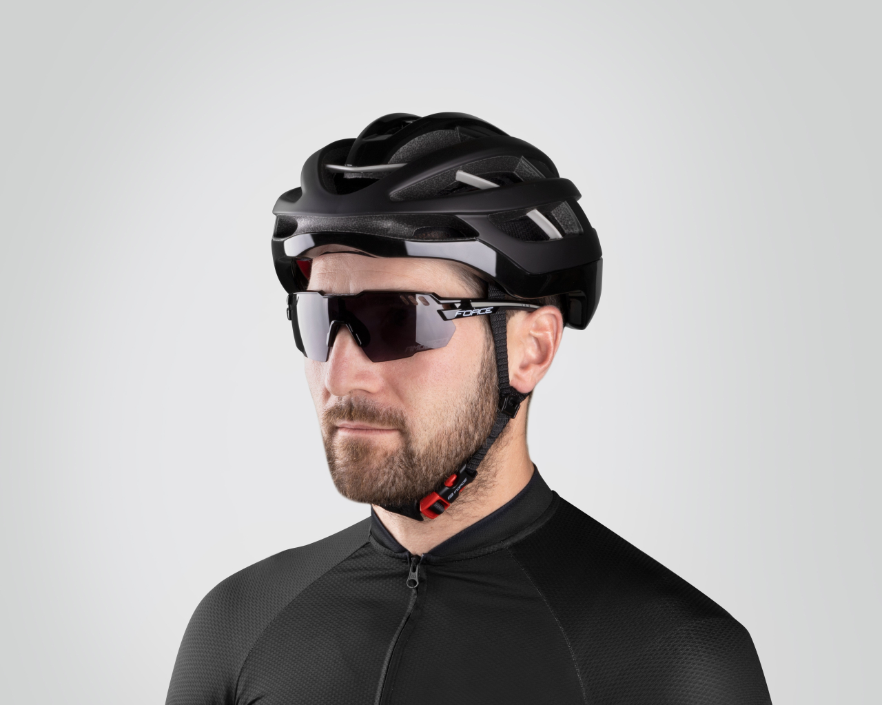 Casca Force Lynx negru mat S/M [6]