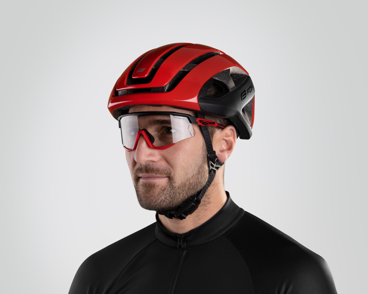 Casca Force NEO rosu/negru S-M (55-59 cm) [7]