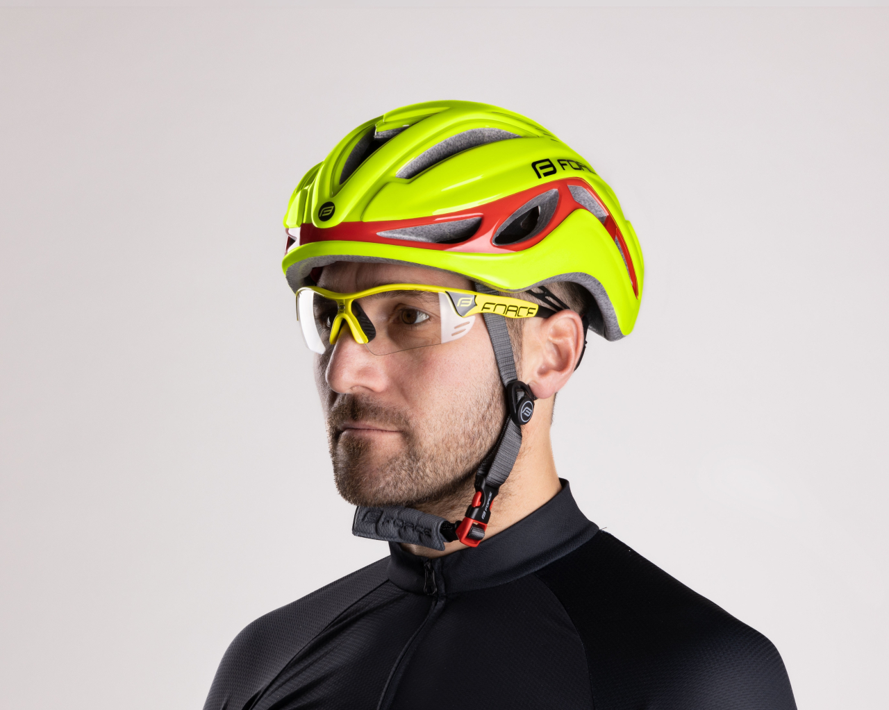 Casca Force Rex Fluo/Rosu S/M [6]