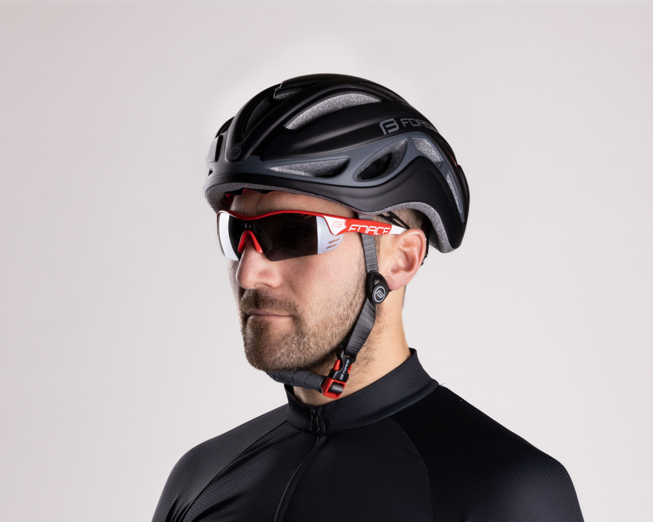 Casca Force Rex negru/gri S/M [6]