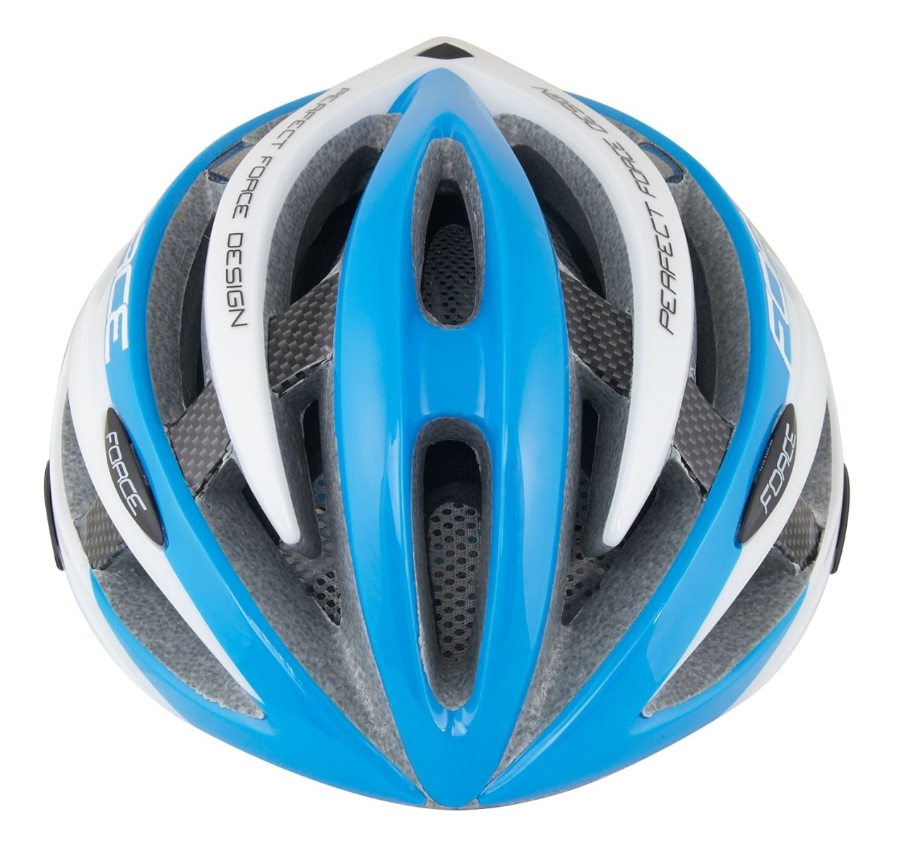 Casca Force Road, Albastru/Alb, S/M (54-58cm) [4]