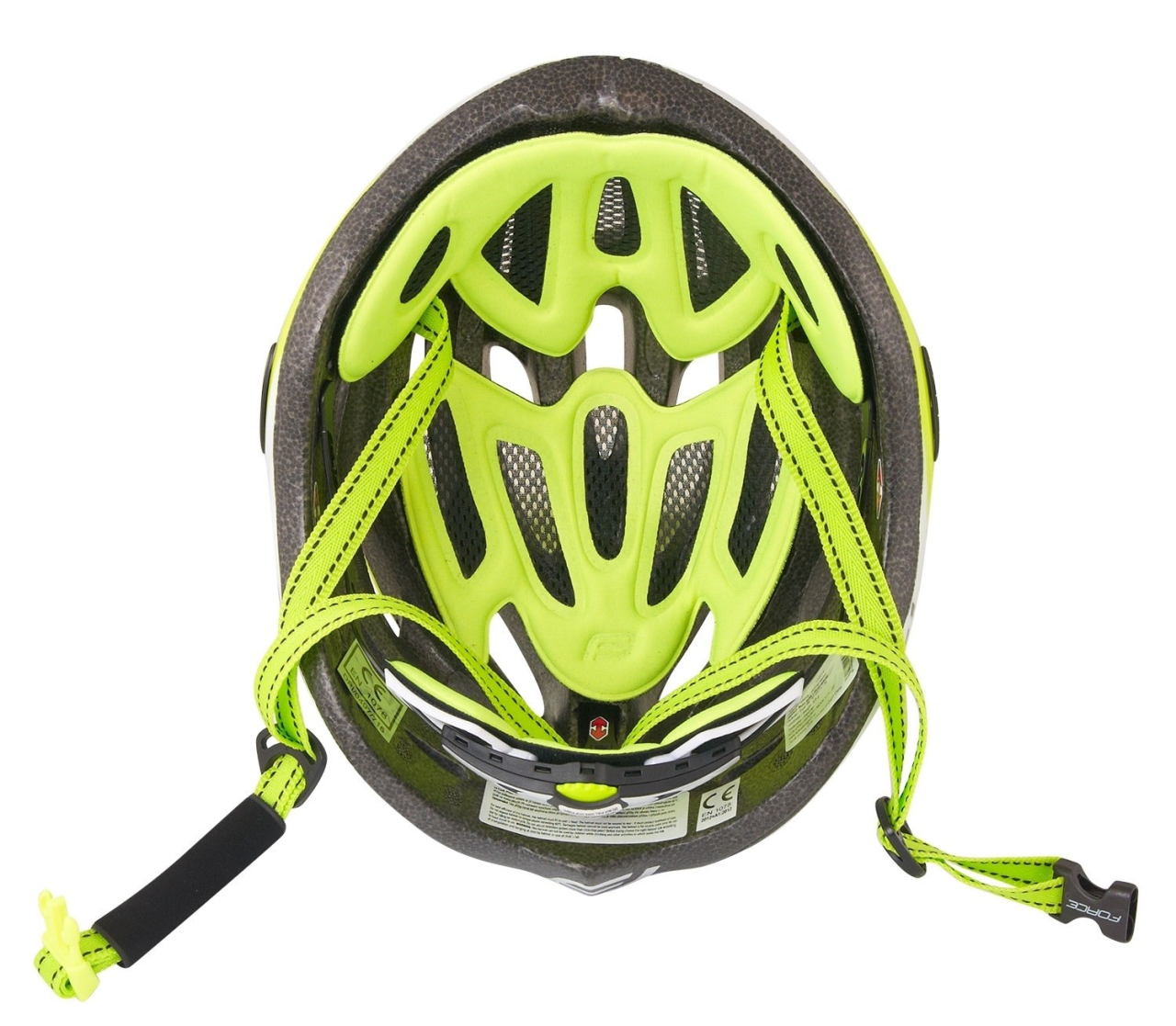 Casca Force Road, Galben Fluo/Rosu, S/M (54-58cm) [6]