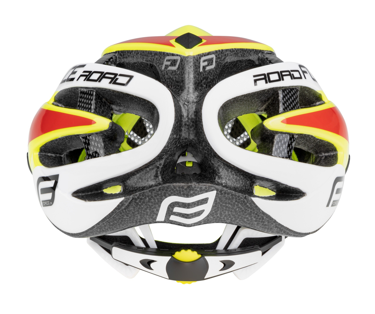 Casca Force Road, Galben Fluo/Rosu, S/M (54-58cm) [5]