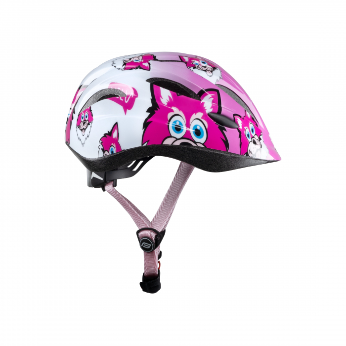 Casca Force Wolfie Junior Pink-White S-M (52-56cm) [2]