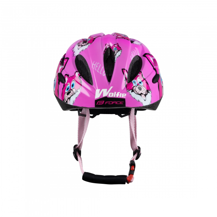 Casca Force Wolfie Junior Pink-White S-M (52-56cm) [3]