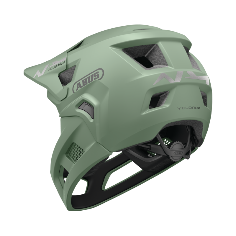 Casca full face ABUS YouDrop FF, S, 48-55cm, mist green [4]