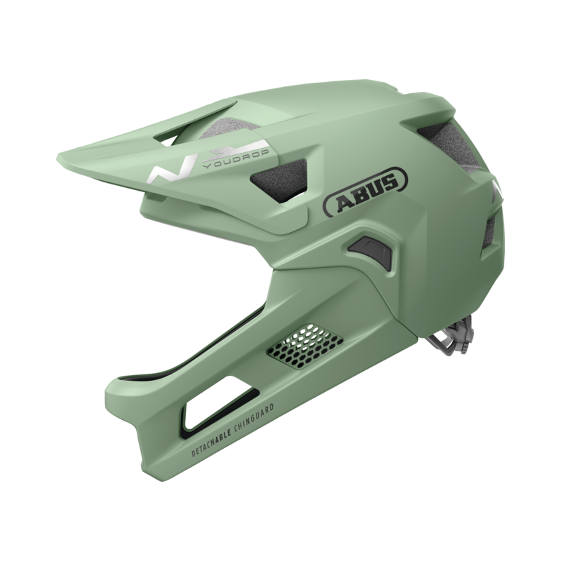 Casca full face ABUS YouDrop FF, S, 48-55cm, mist green [2]