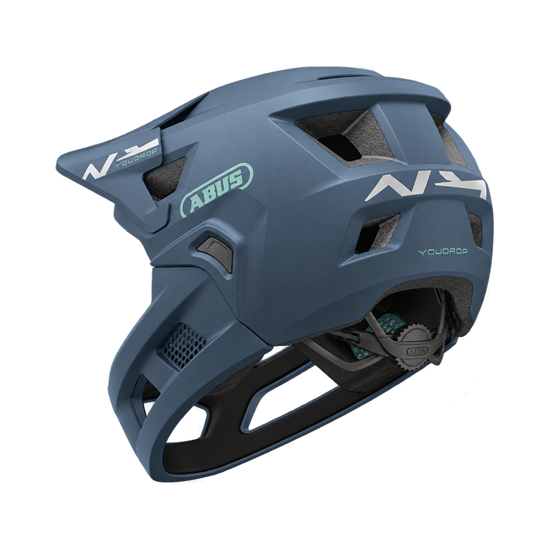 Casca full face ABUS YouDrop FF, S, 48-55cm, midnight blue [3]