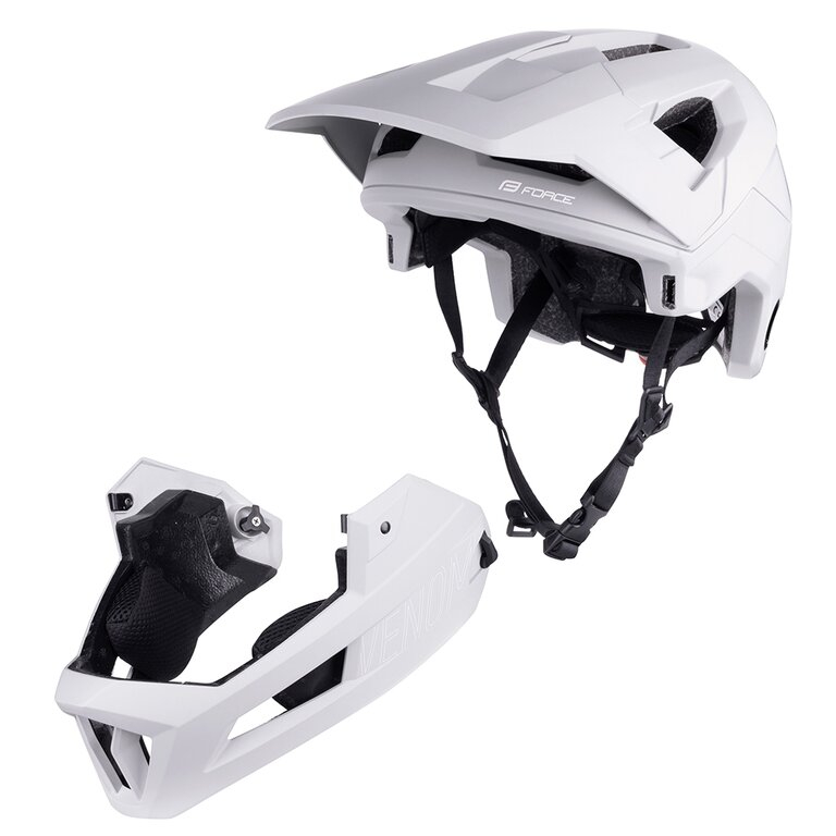 Casca full-face Force Venom Downhill, gri, S-M, 55-58cm [6]