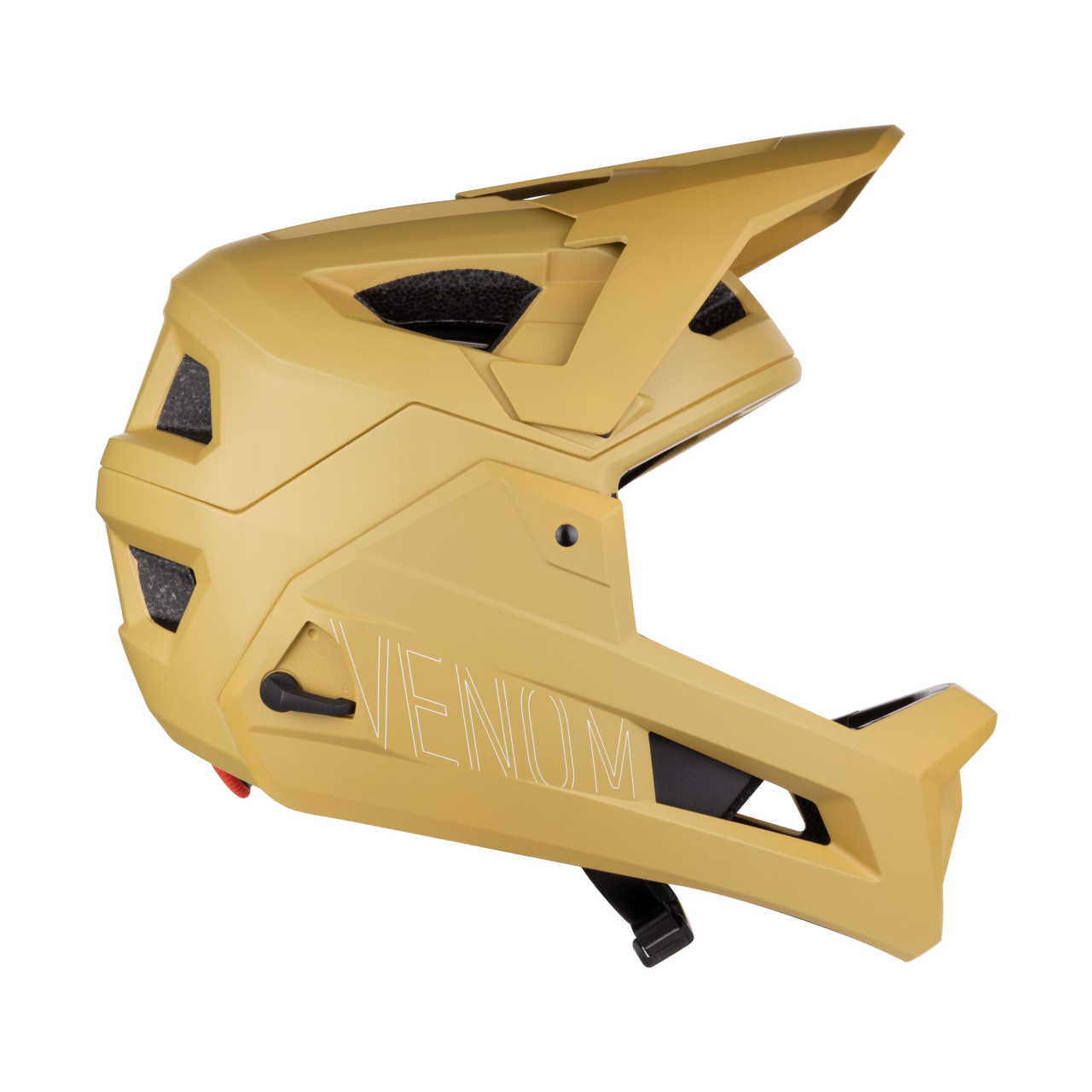 Casca full-face Force Venom Downhill, maro, S-M, 55-58cm [2]