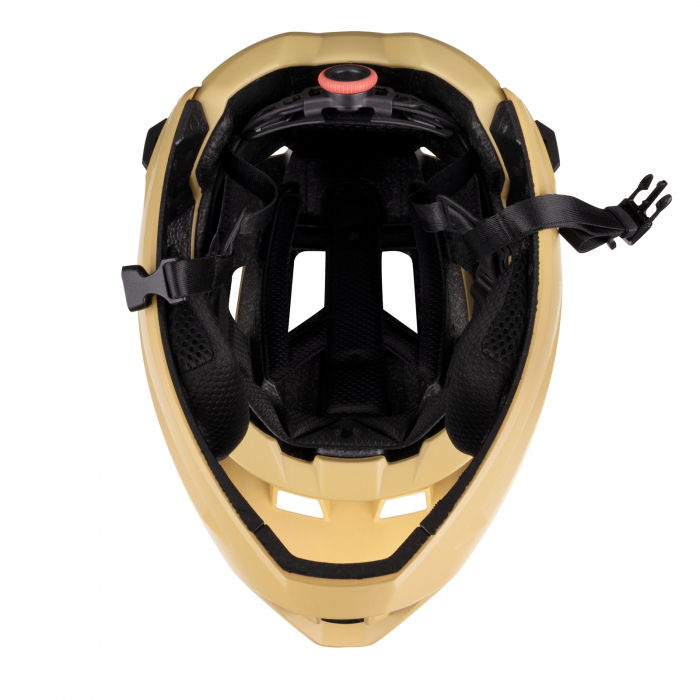 Casca full-face Force Venom Downhill, maro, S-M, 55-58cm [5]